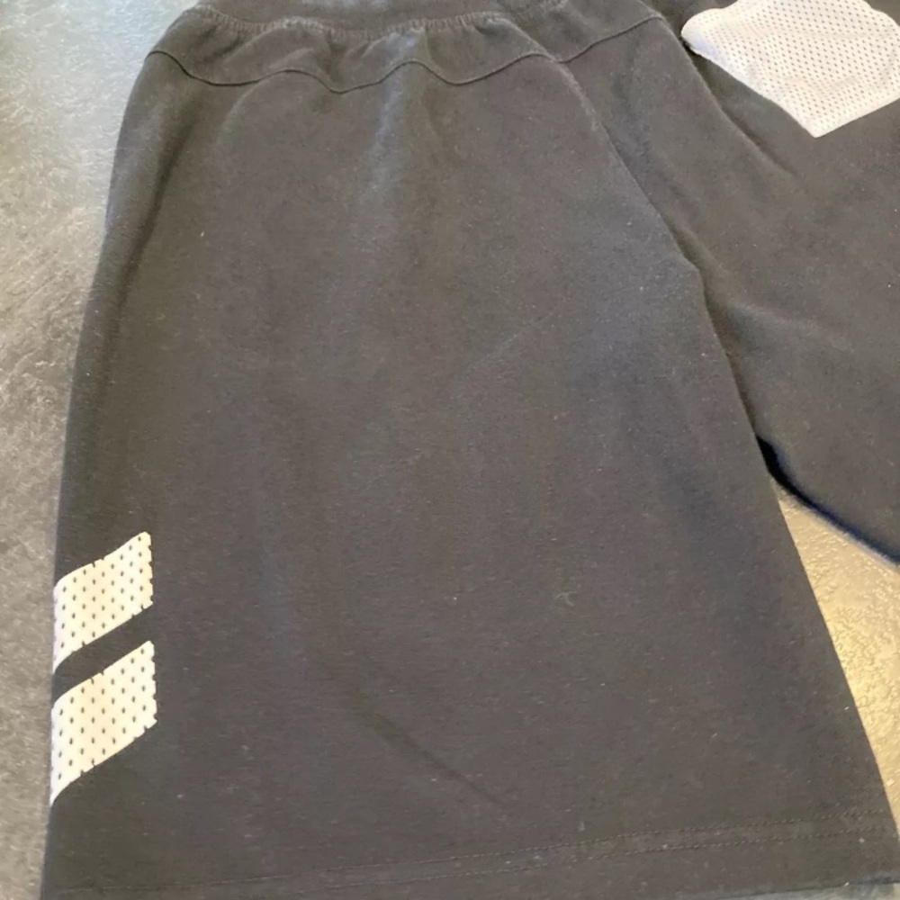 Men’s Ideology black white sweatshorts shorts size L - Picture 8 of 11